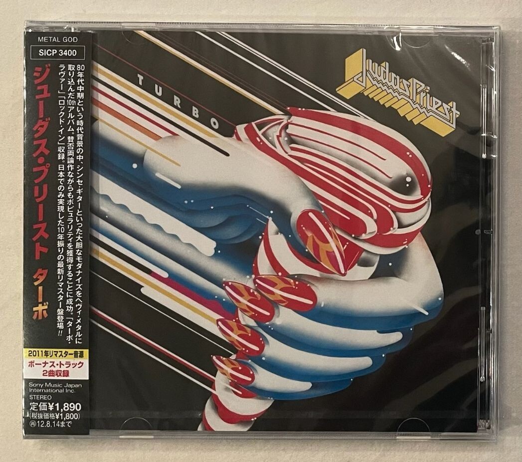 Judas Priest – Turbo + 2 Bonus (Japan Remastered CD w/OBI – NEW) Rob Halford
