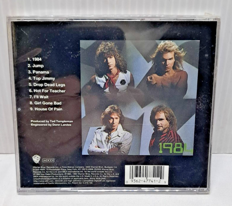 Van Halen 1984 Warner Remasters 2000, Warner Bros CD Compact Disc, WB NEW Sealed