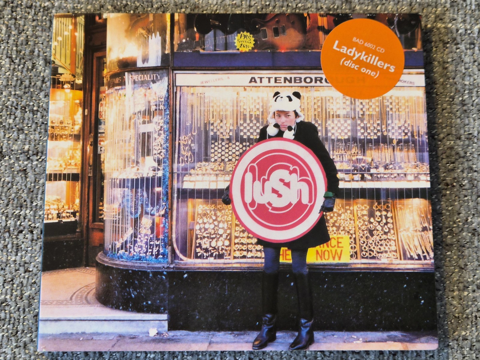 (266) Lush “Ladykillers” CD Single 1996 4AD BAD6002 Made in England Britpop