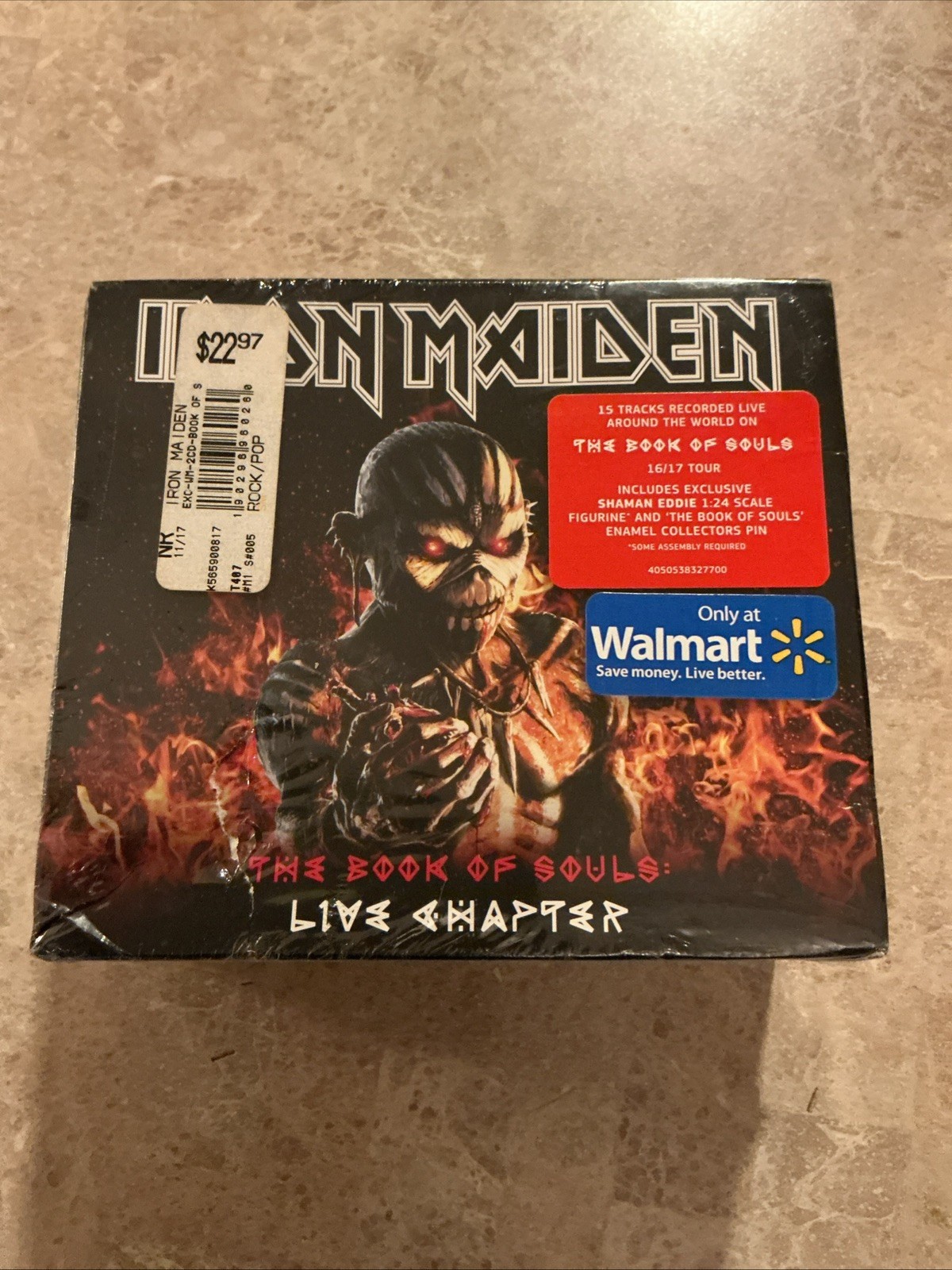 IRON MAIDEN The Book of Souls The Live Chapter – 2 CDs & Figurine 2017 NEW