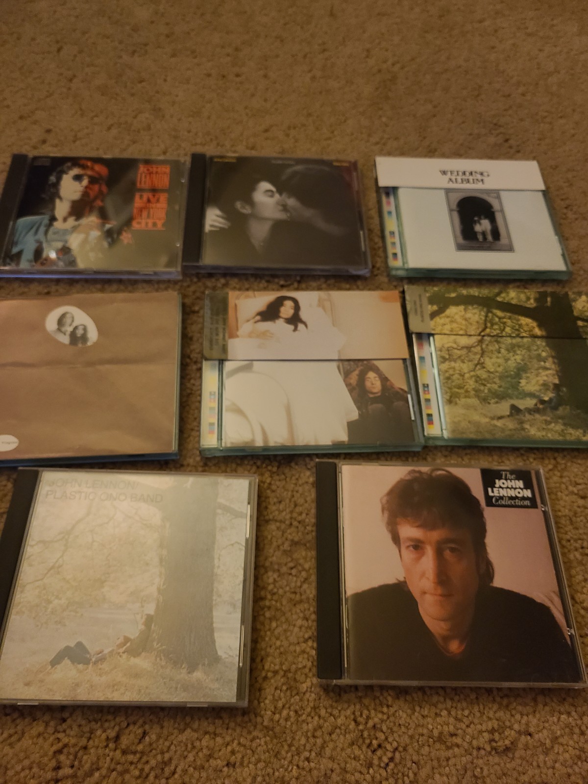John Lennon – 8 CD Lot Rare Beatles Yoko Ono/Solo Rock N Roll