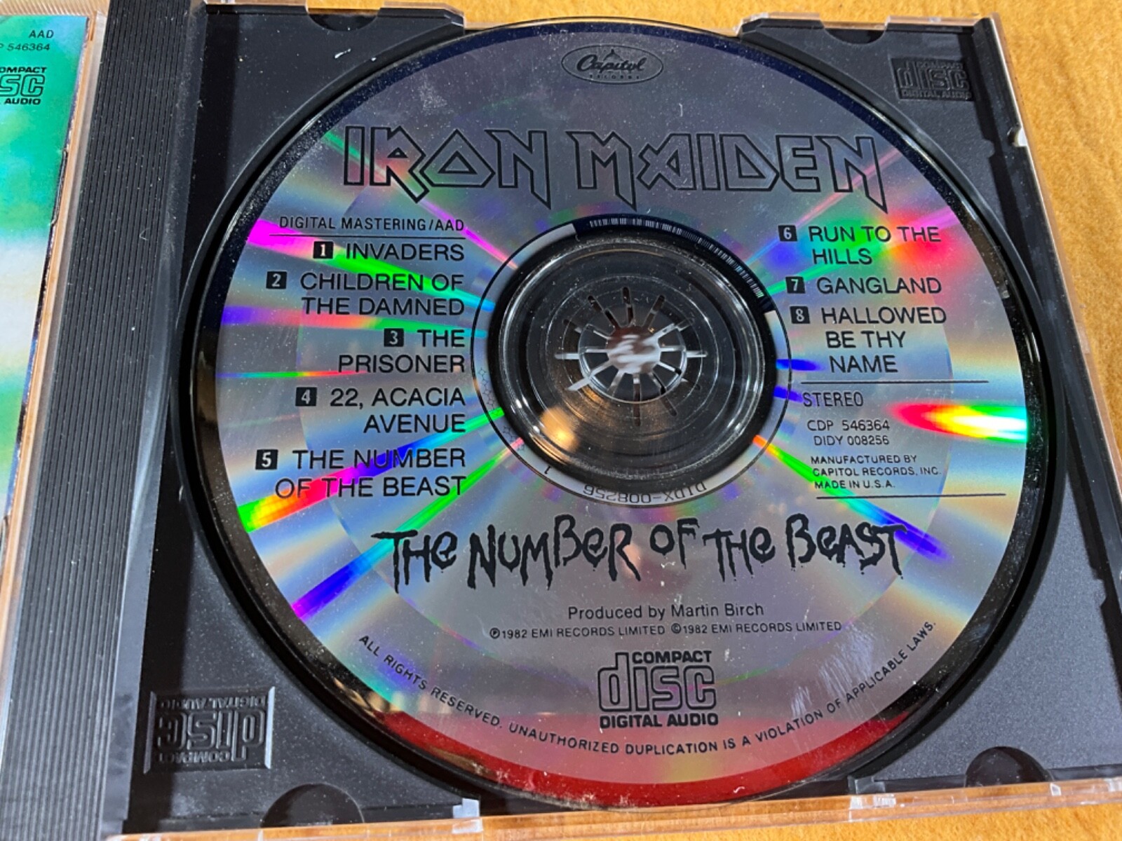 Z10-54 IRON MAIDEN The Number Of The Beast – 1982 – CDPN 546364