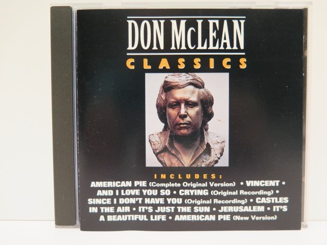 Don McLean Classics CD 1992 Curb Records D2-77547 VG+!