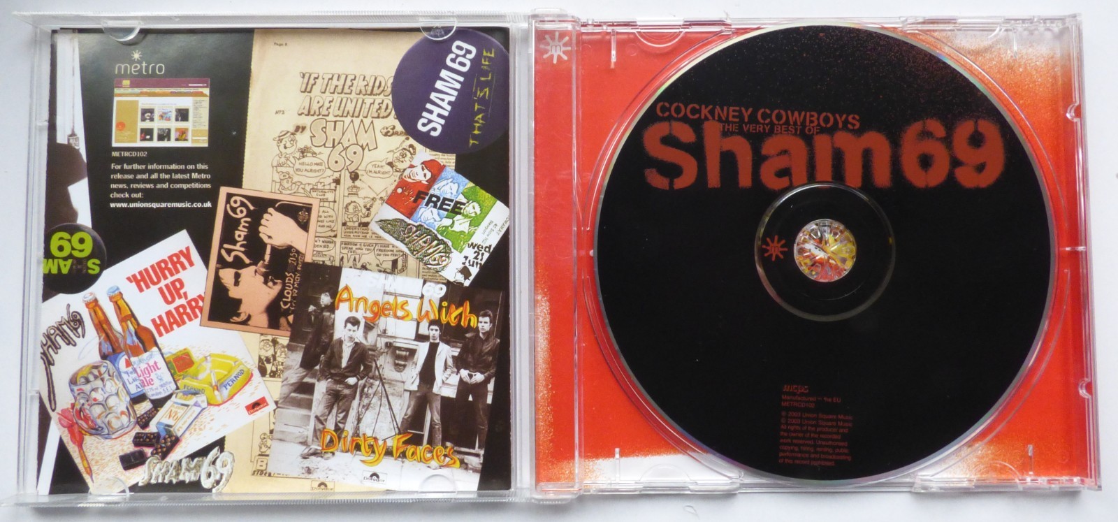 Punk/New Wave CD Bundle- Sham 69 / Blondie / Undertones / The Cars / Ian Dury