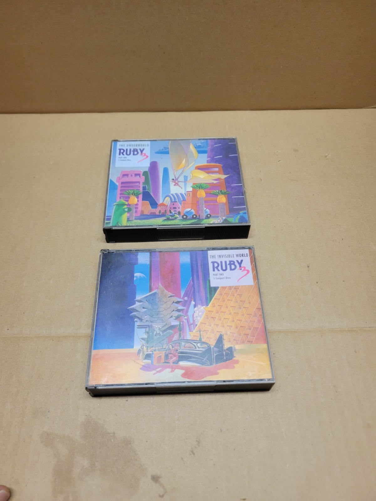RUBY + RUBY 3 + Ruby 4 Galactic Gumshoe Stories CD Lot of 3 Story Series