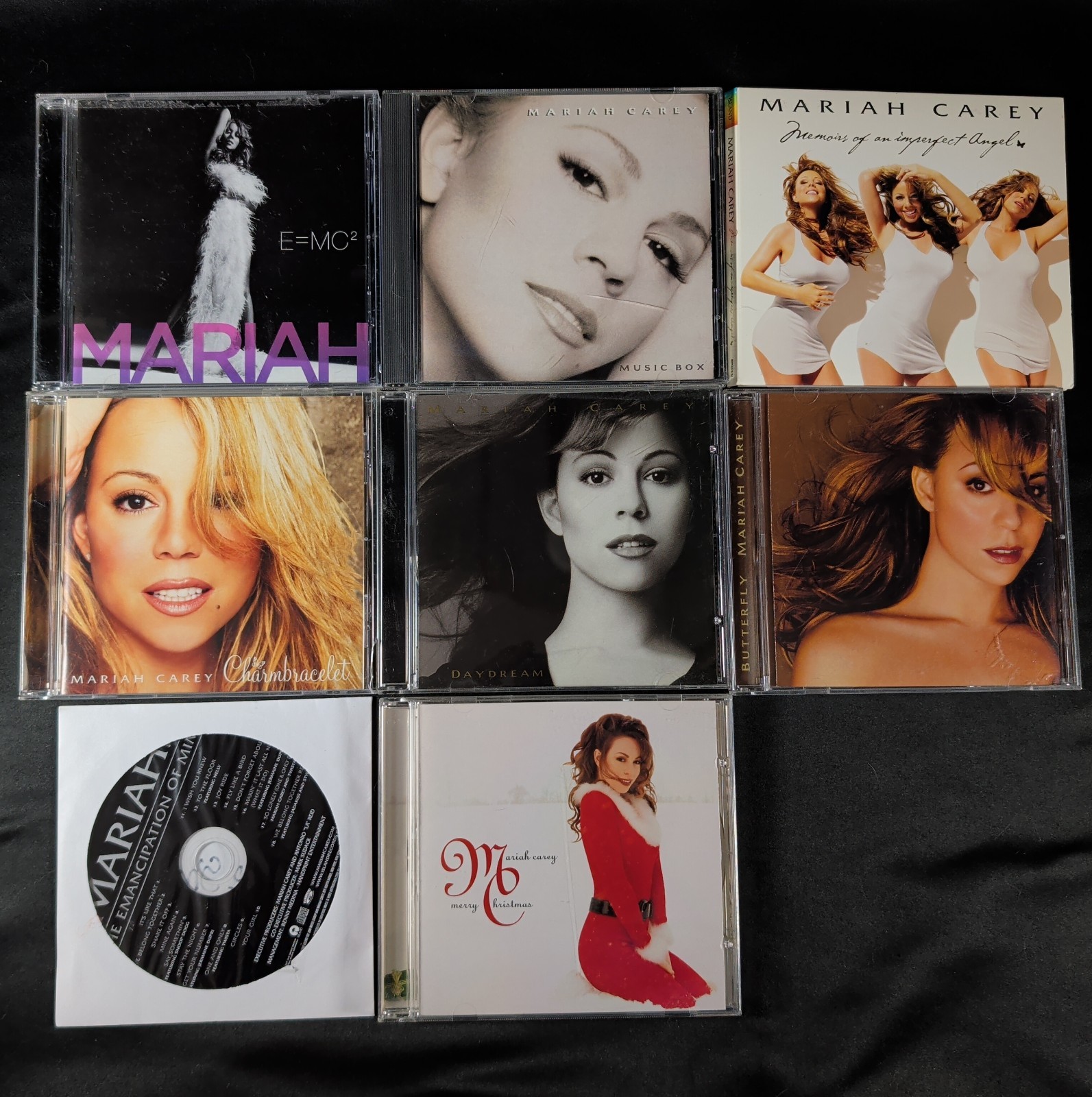 Mariah Carey CD Lot of 8 Music Box Mimi #1’s Merry Christmas Charmbracelet