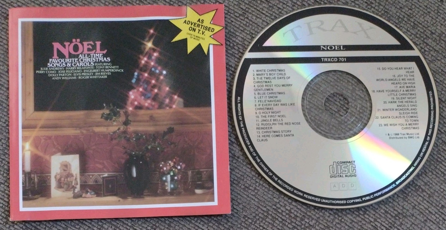 Various Artists – Noel All Time Favourite Christmas Songs & Carols (CD, 1988)