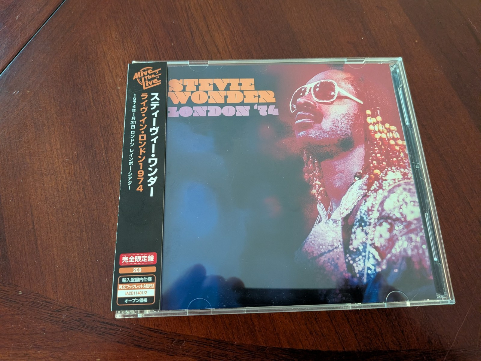 Stevie Wonder LONDON ’74 Limited Edition From Japan 2 CD 11 Tracks MINT