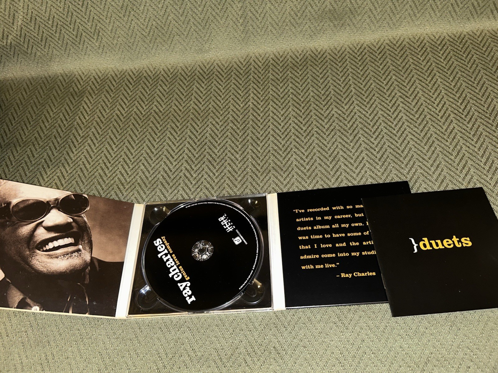Ray Charles Genius Loves Company Concord Records CD Excellent