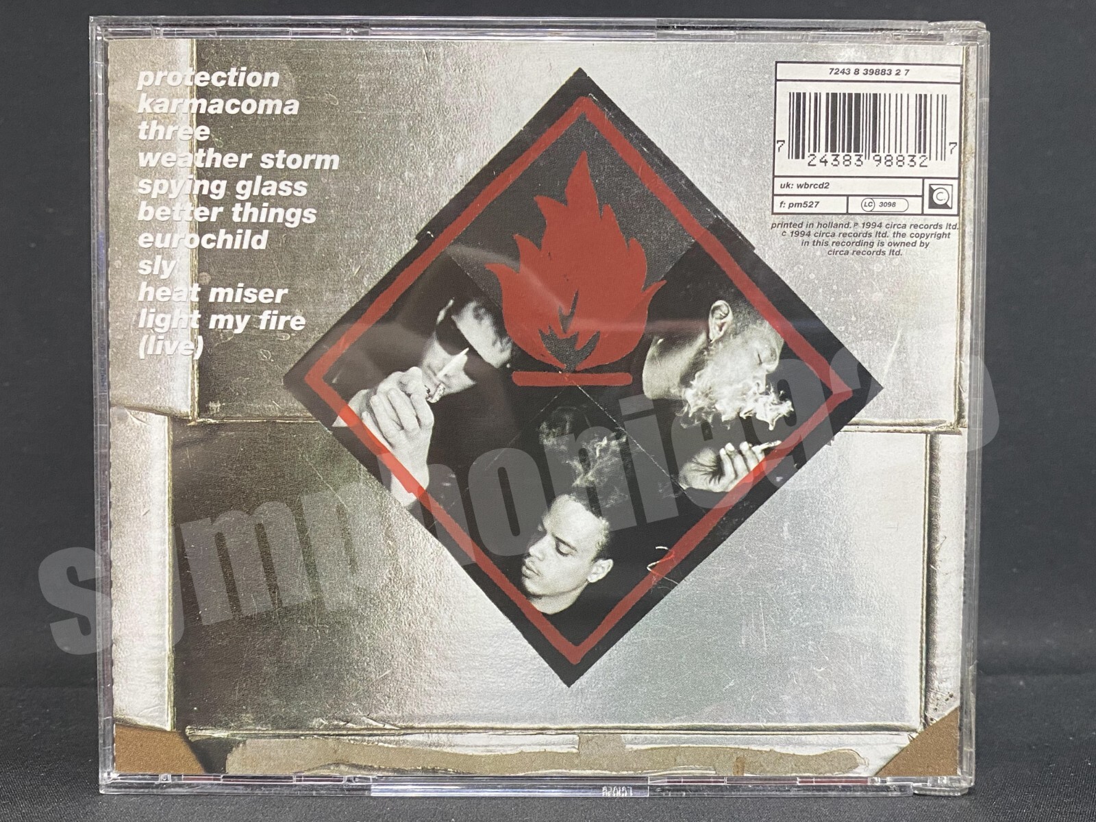 1994 Massive Attack Protection 10 Tracks Taiwan OBI Cd Rare