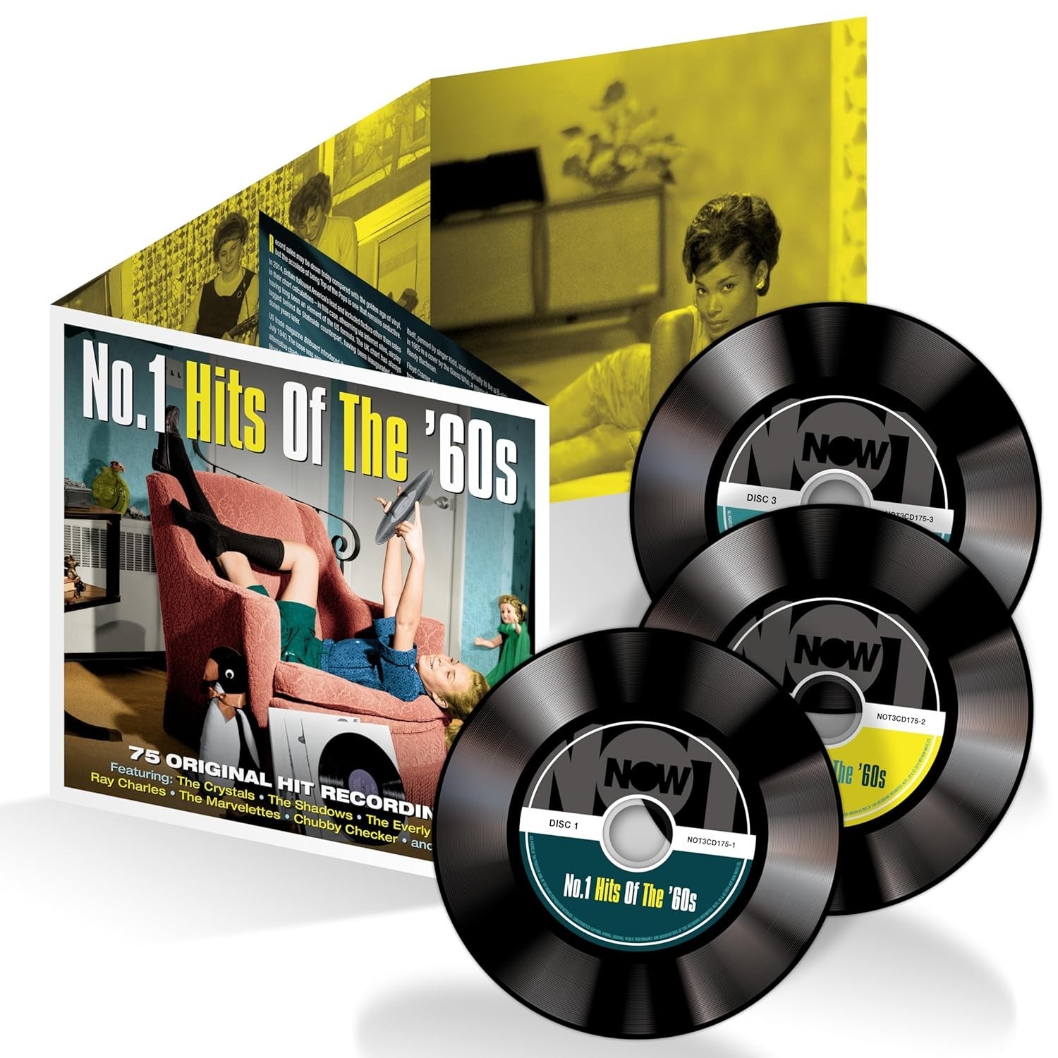 Various – No. 1 Hits Of The ’60s 3 CD Set (Compilation Album) – NEW