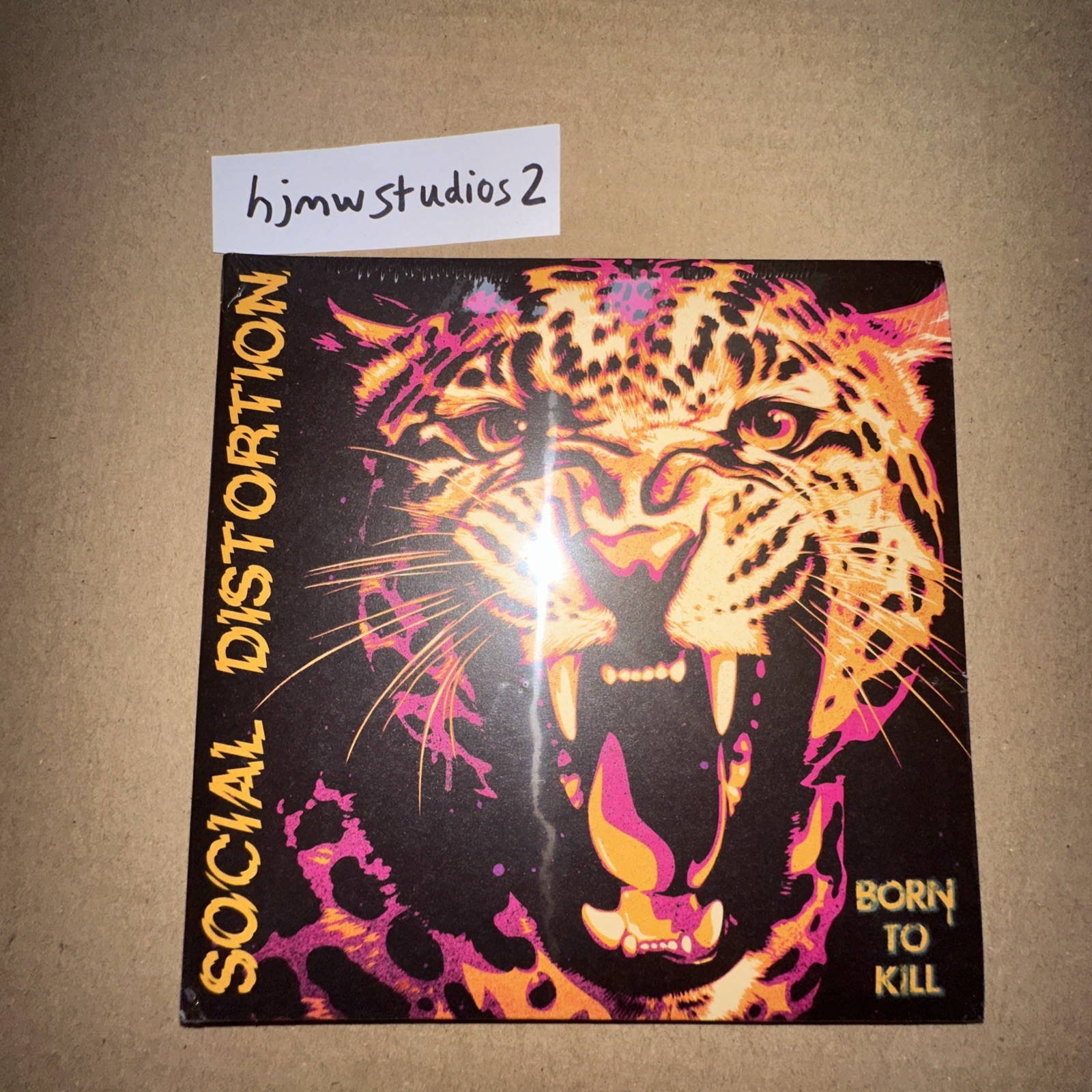 Social Distortion Born To Kill Cd + Signed Art Card Insert – Autograph Sealed cd