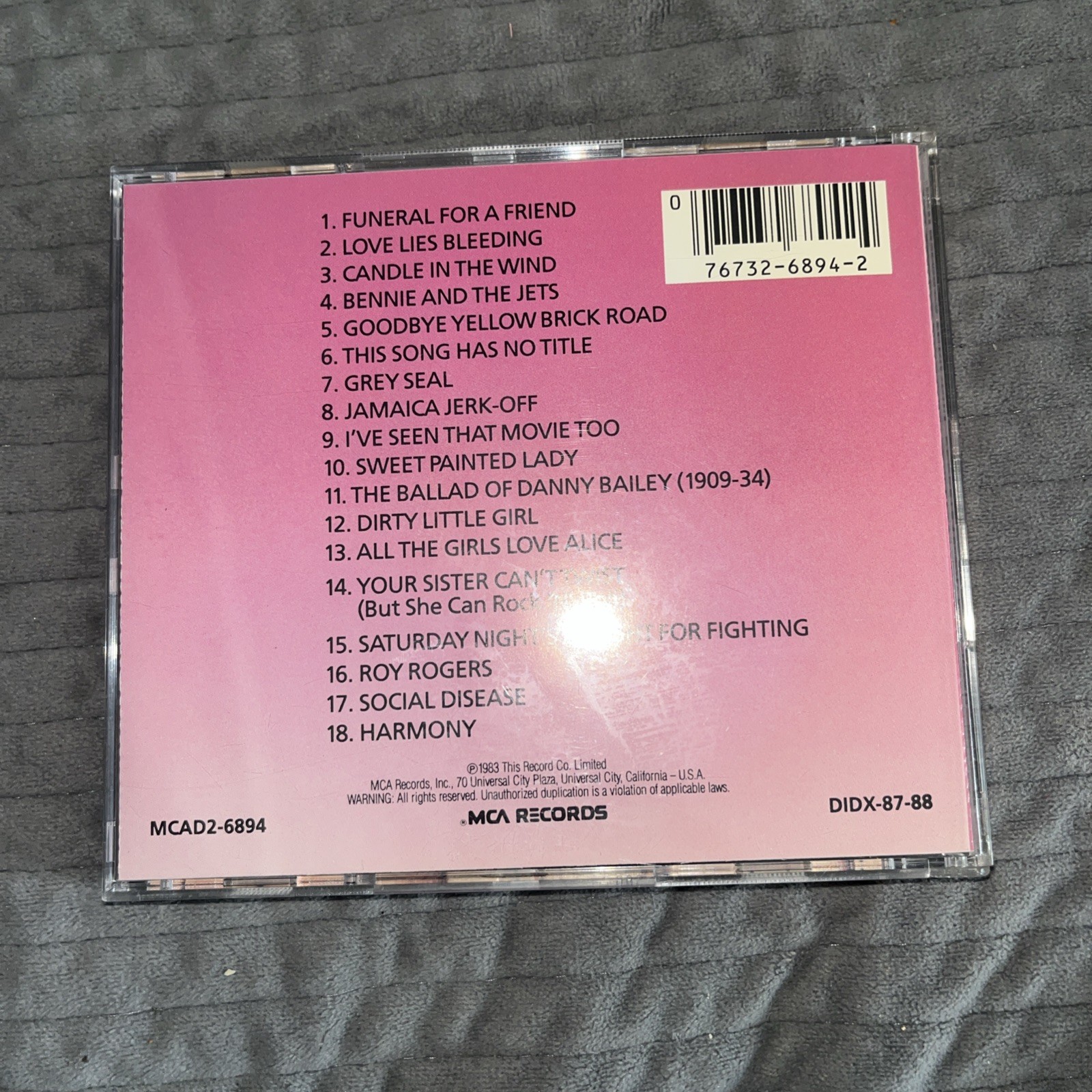 Elton John : Goodbye Yellow Brick Road Disc 1 (CD)