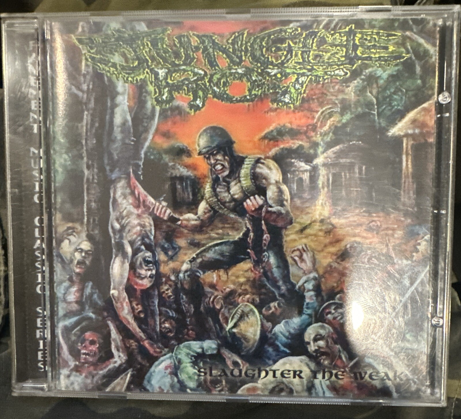 Jungle Rot – Slaughter The Weak CD 2000 Pavement Music 76992-32281-2 [Original]