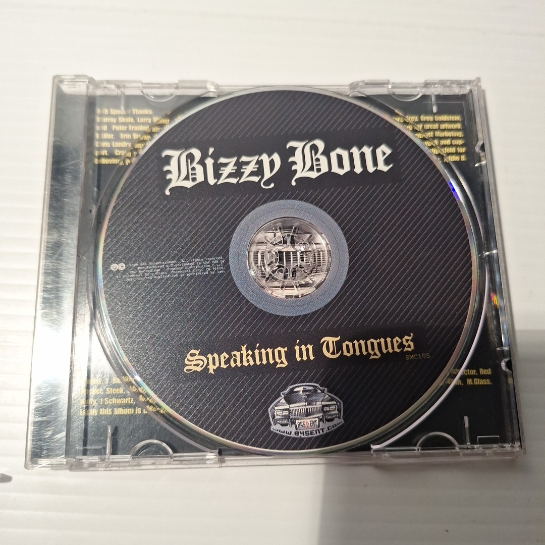 Bizzy Bone – Speaking In Tongues (CD, 2005, PA) Hip-Hop Bone Thugs N Harmony HTF