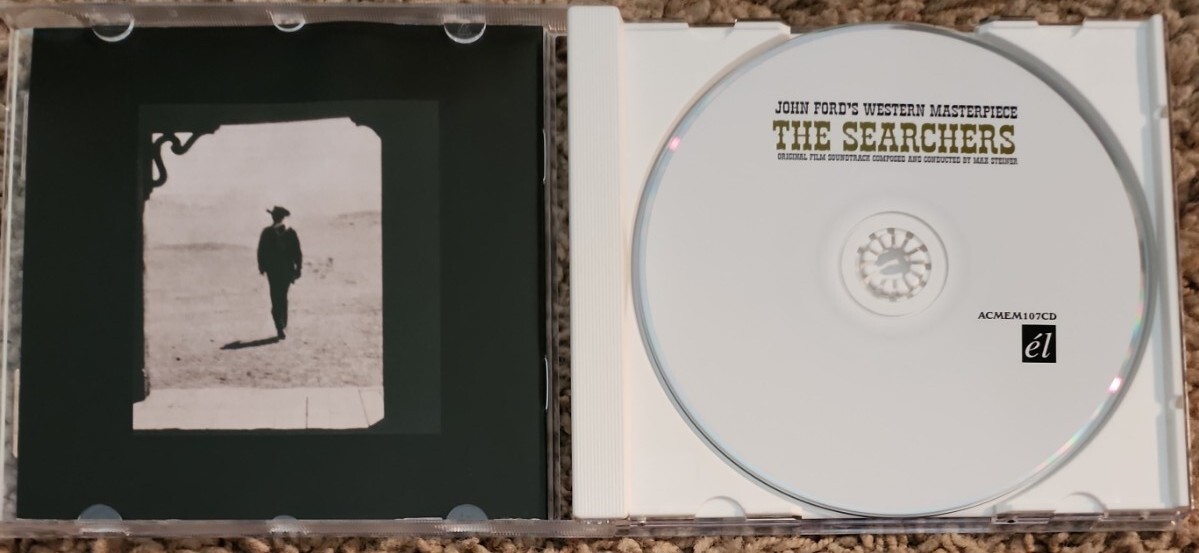 MAX STEINER – Searchers – CD – Import Soundtrack – Pre-Owned – Sticker on Case