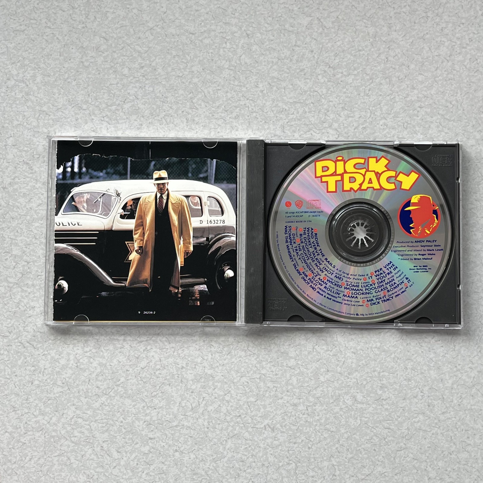 Dick Tracy Madonna CD 1990 Fire Records Soundtrack Multicolor Jewel Case Album