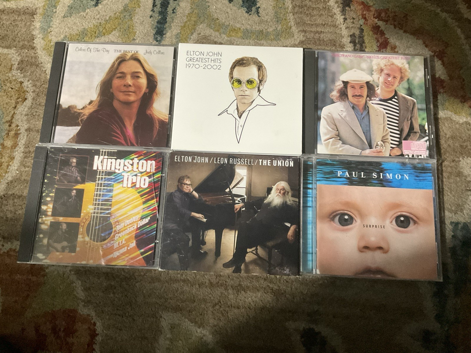 FOLK/ ROCK CD LOT (7).