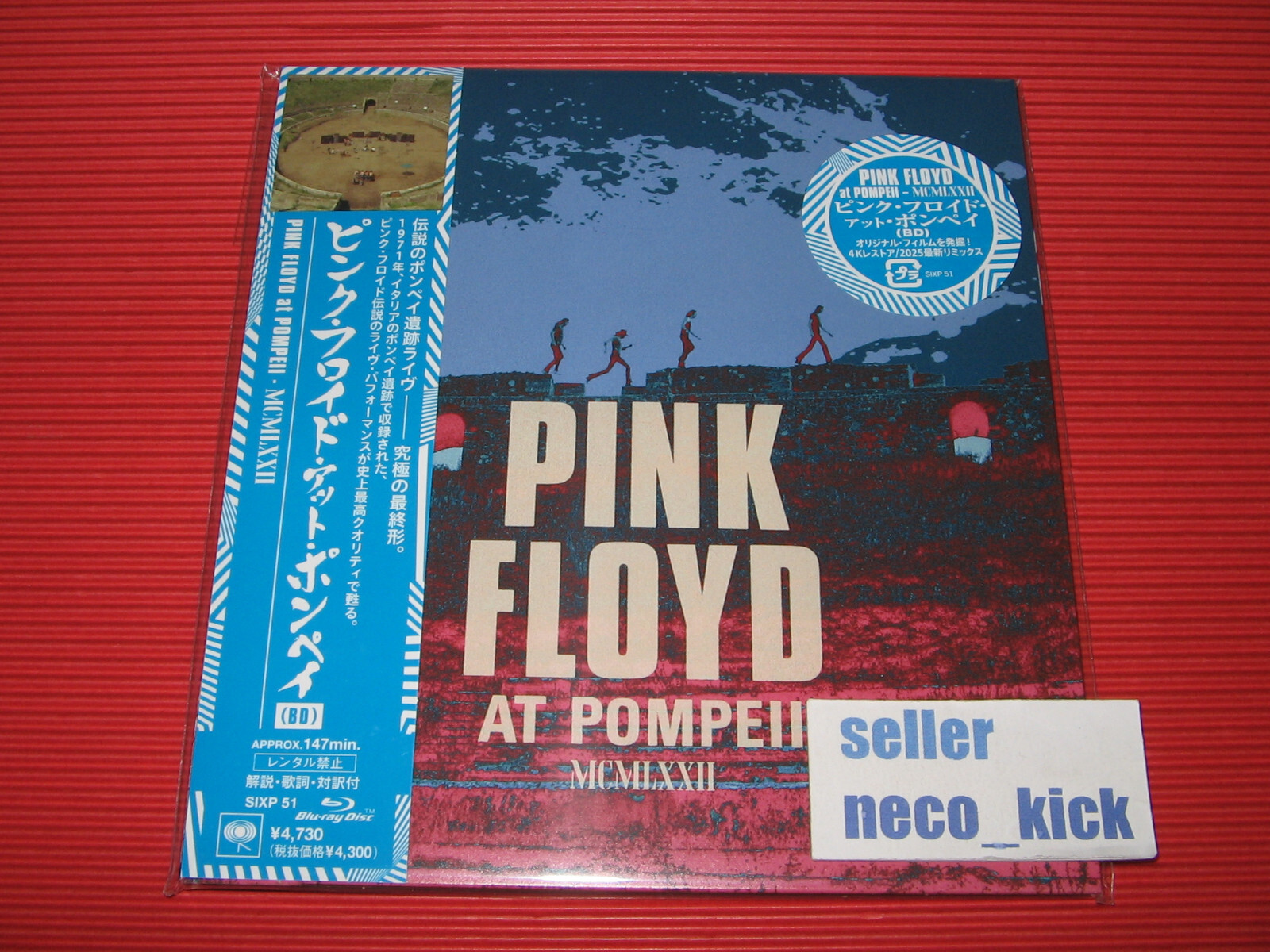 6WT PINK FLOYD AT POMPEII MCMLXXII 2025 JAPAN BLU-RAY