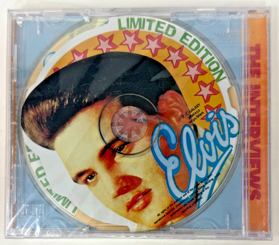 Elvis Presley – The Interviews – Picture Disc CD – SUPER RARE (E07)