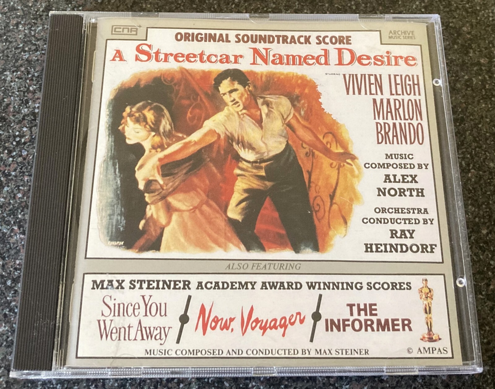ALEX NORTH-A STREETCAR NAMED DESIRE-UK 1992 CNR CD+MAX STEINER SUITES (M/M-)