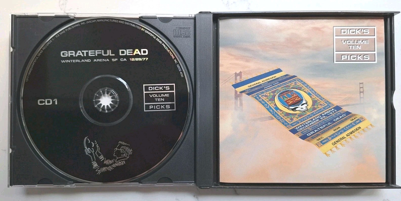 Grateful Dead – Dick’s Picks Volume Ten (3CD) Grateful Dead Records Very Good+