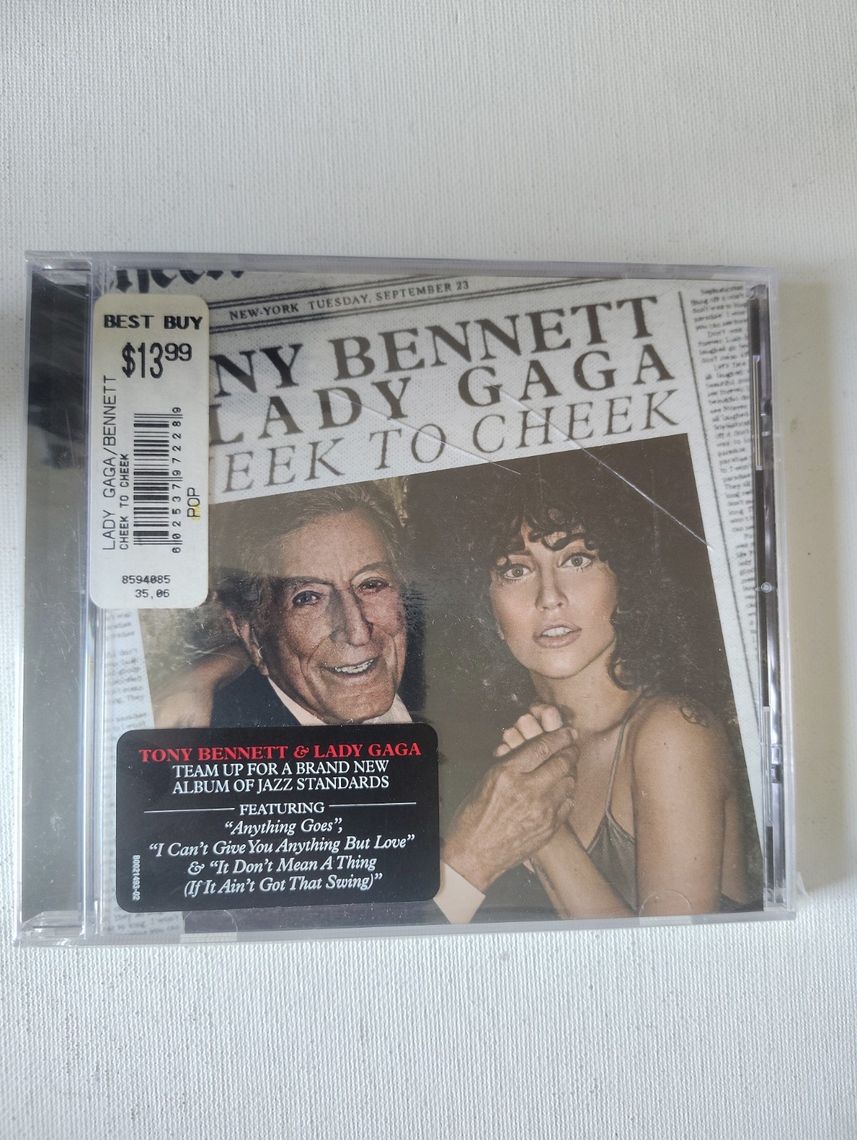 Cheek to Cheek by Bennett, Tony / Lady Gaga (CD, 2014) B8