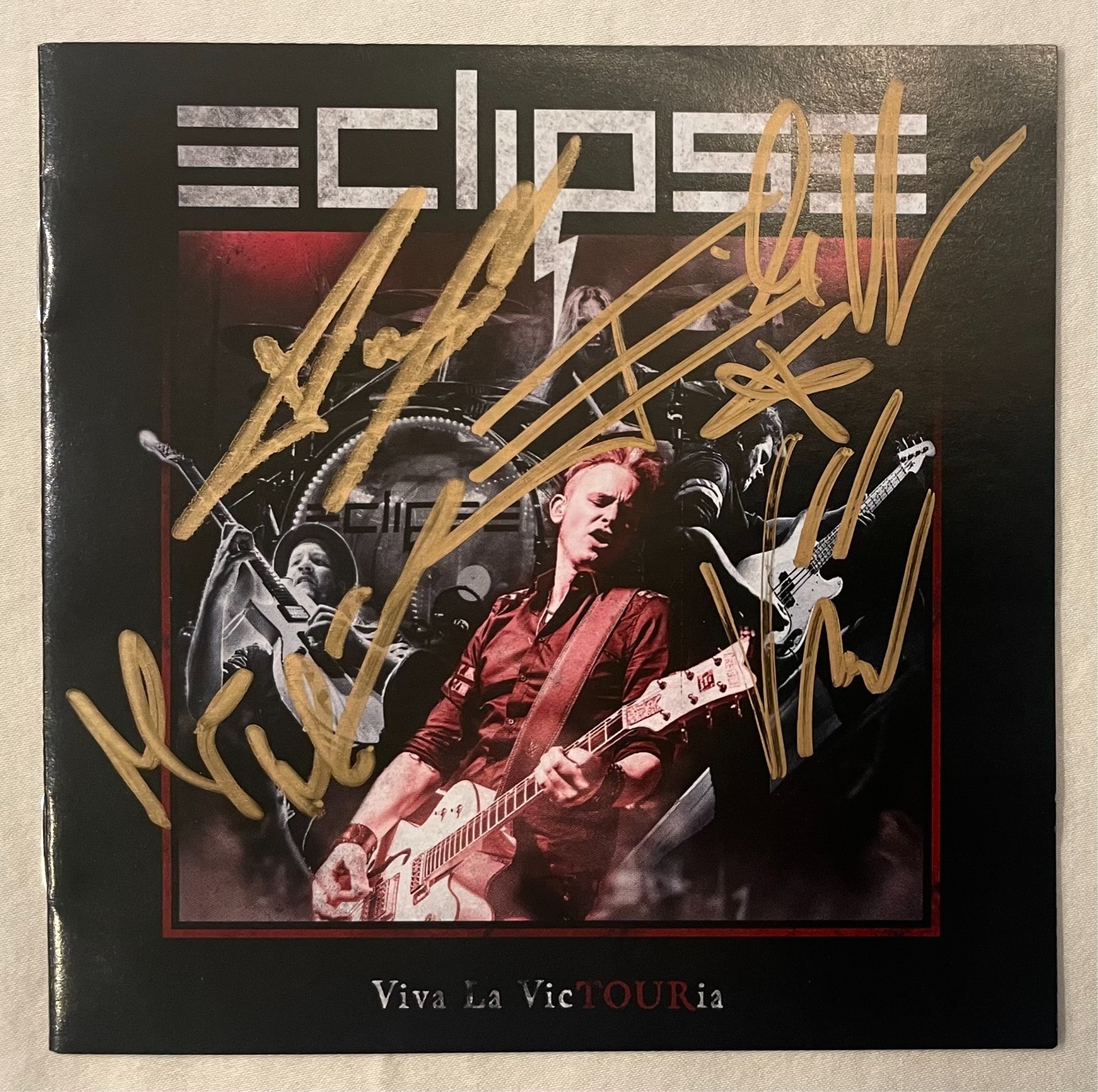 Eclipse – Viva La VicTOURia Live (NEW Import 2CD + DVD) Autographed by Full Band