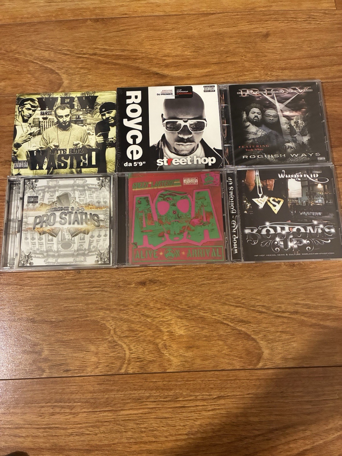 Rap Hip Hop Mixed CD Lot 6 CD Lil Wyte Whoo Kid Tech N9ne 50 Cent Eminem Snoop