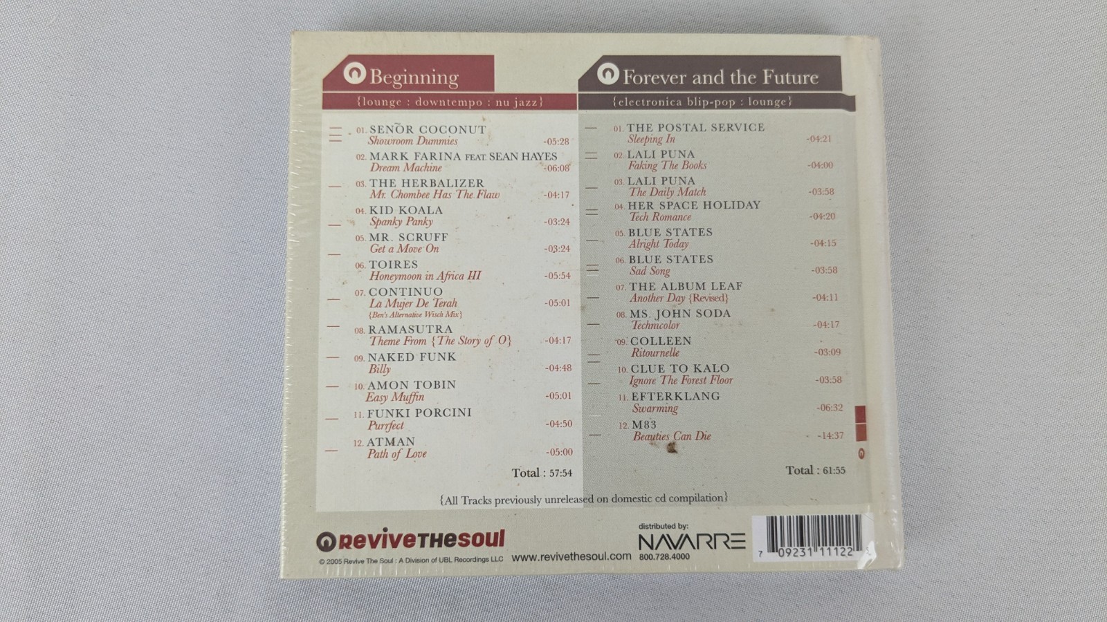 Revive The Soul 2x Compilation CDs Nu Jazz Downtempo Lounge (2005) RTS112