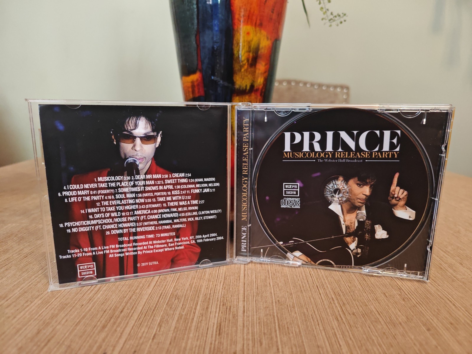 PRINCE : PRINCE & THE NPG – MUSICOLOGY RELEASE PARTY / SUTRA 2019 MADE IN USA