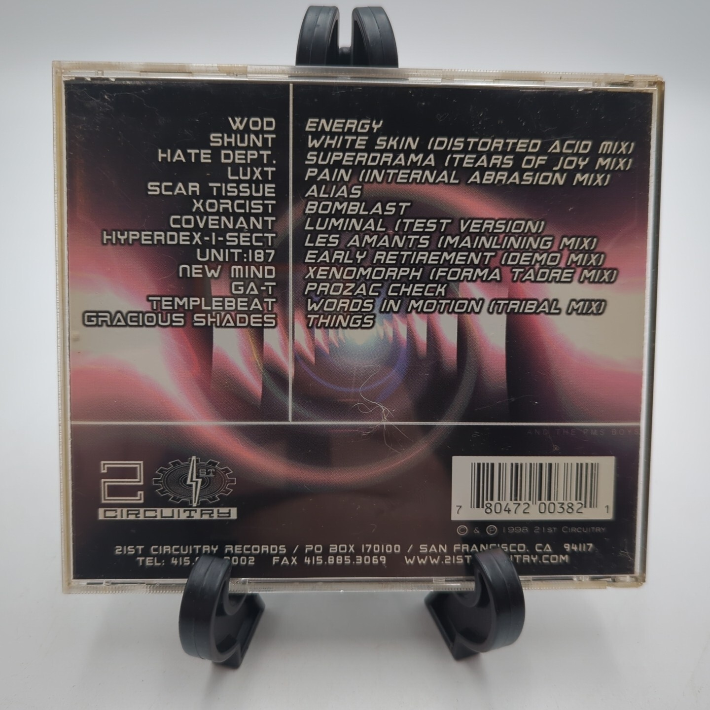 21st Circuitry Shox 2- Various Artists CD- CLASSIC AGGROTECH EBM HATE DEPT!