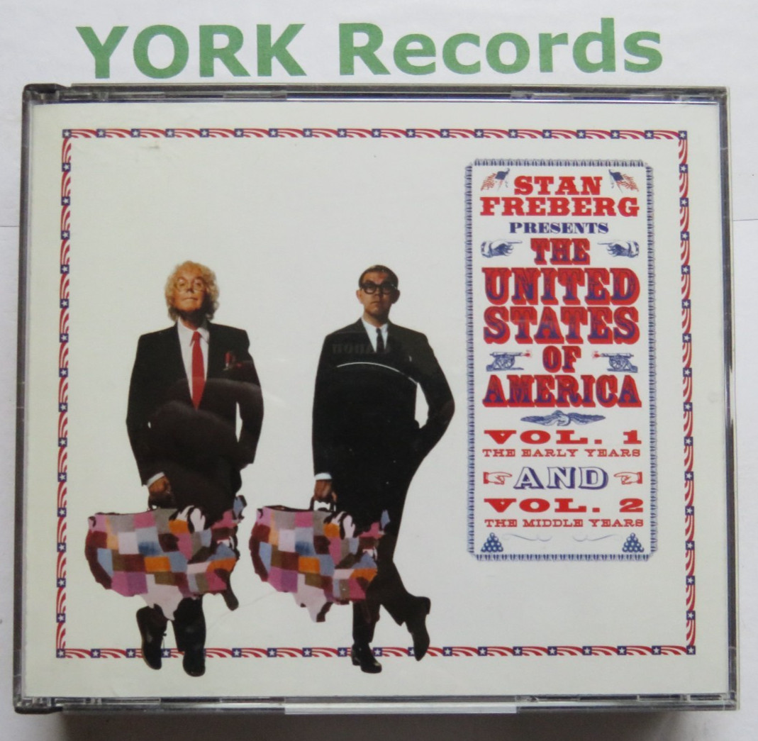 STAN FREBERG – Presents The United States Of America 1 & 2 – Ex 2 CD Set Rhino