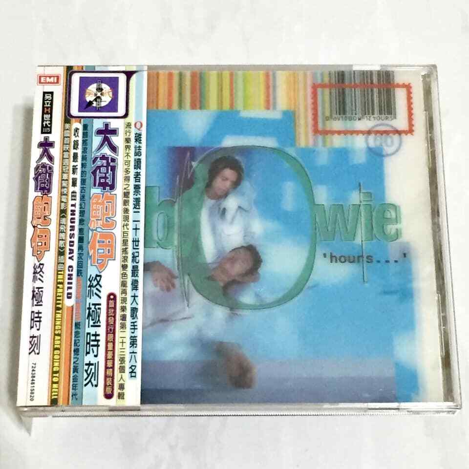 David Bowie 1999 Hours Taiwan 1st LTD Deluxe Edition OBI CD Album with 3D Cover