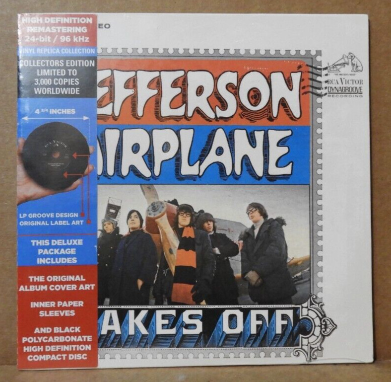 JEFERSON AIRPLANE “Takes Off” 2013 (CULTURE FACTORY) HIGH DEFINITION CD NEW!!!