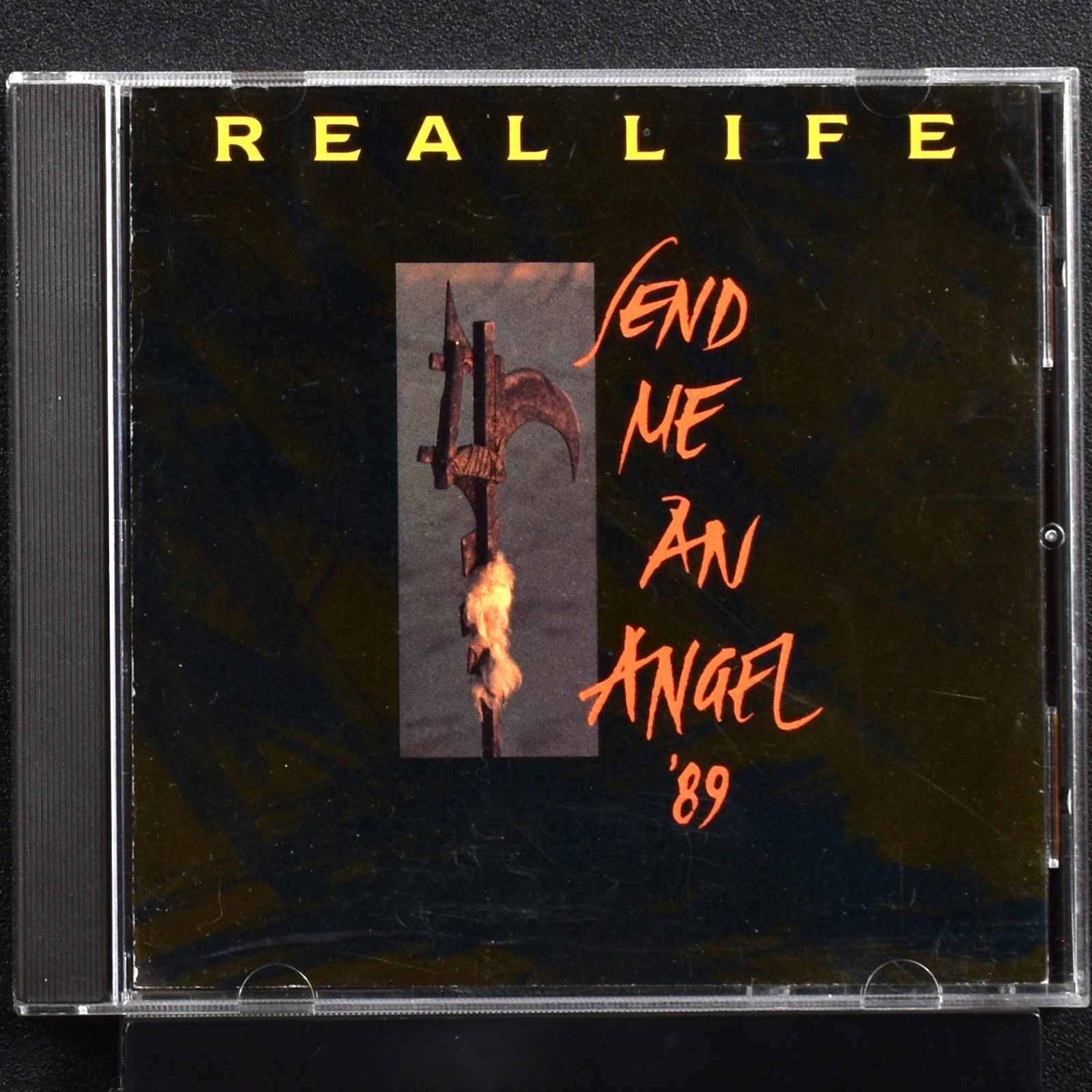 CD Real Life Send Me An Angel ’89 with Extended Dance Version 80s Synth Pop Rock