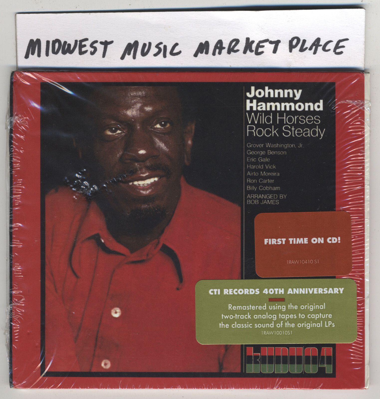 Johnny Hammond – Wild Horses Rock Steady CD – New & Sealed With Hype Stickers!!!