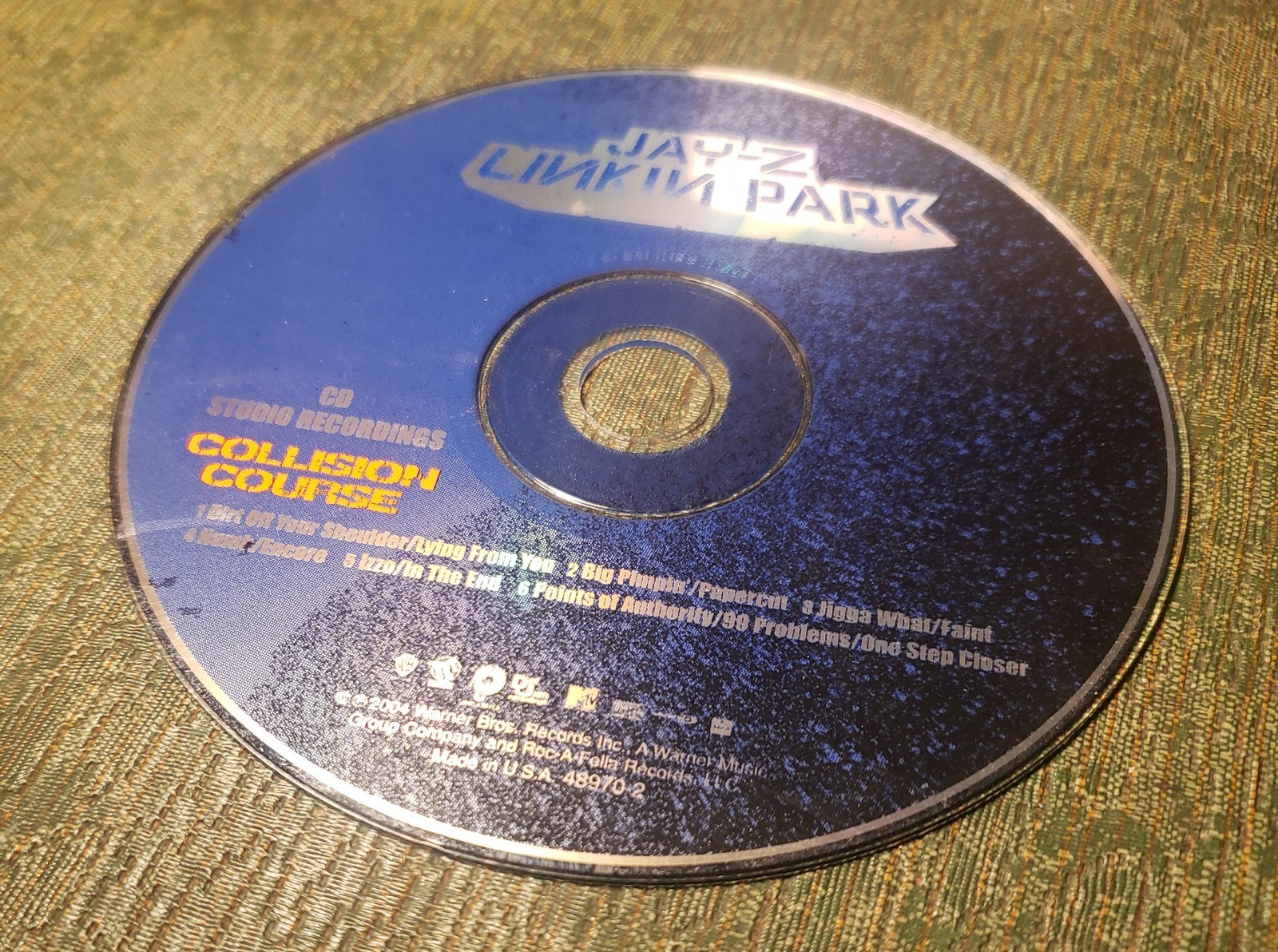 Jay-Z Linkin Park Collision Course CD DVD Parental Advisory 2004 MTV Warner Bros