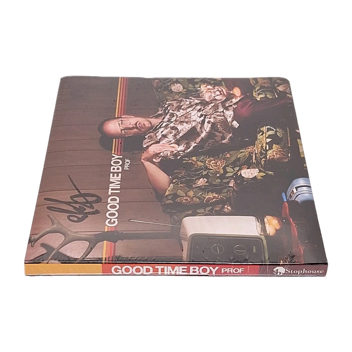 Autographed Prof Good Time Boy CD NEW Factory Sealed (WOOD GRAIN COVER)