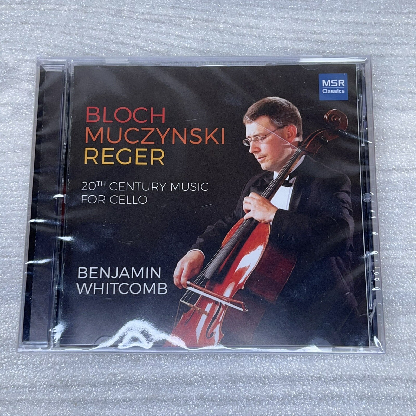 Bloch Muczynski Reger by Benjamin Whitcomb (CD, 2019) 20th Century Music Cello