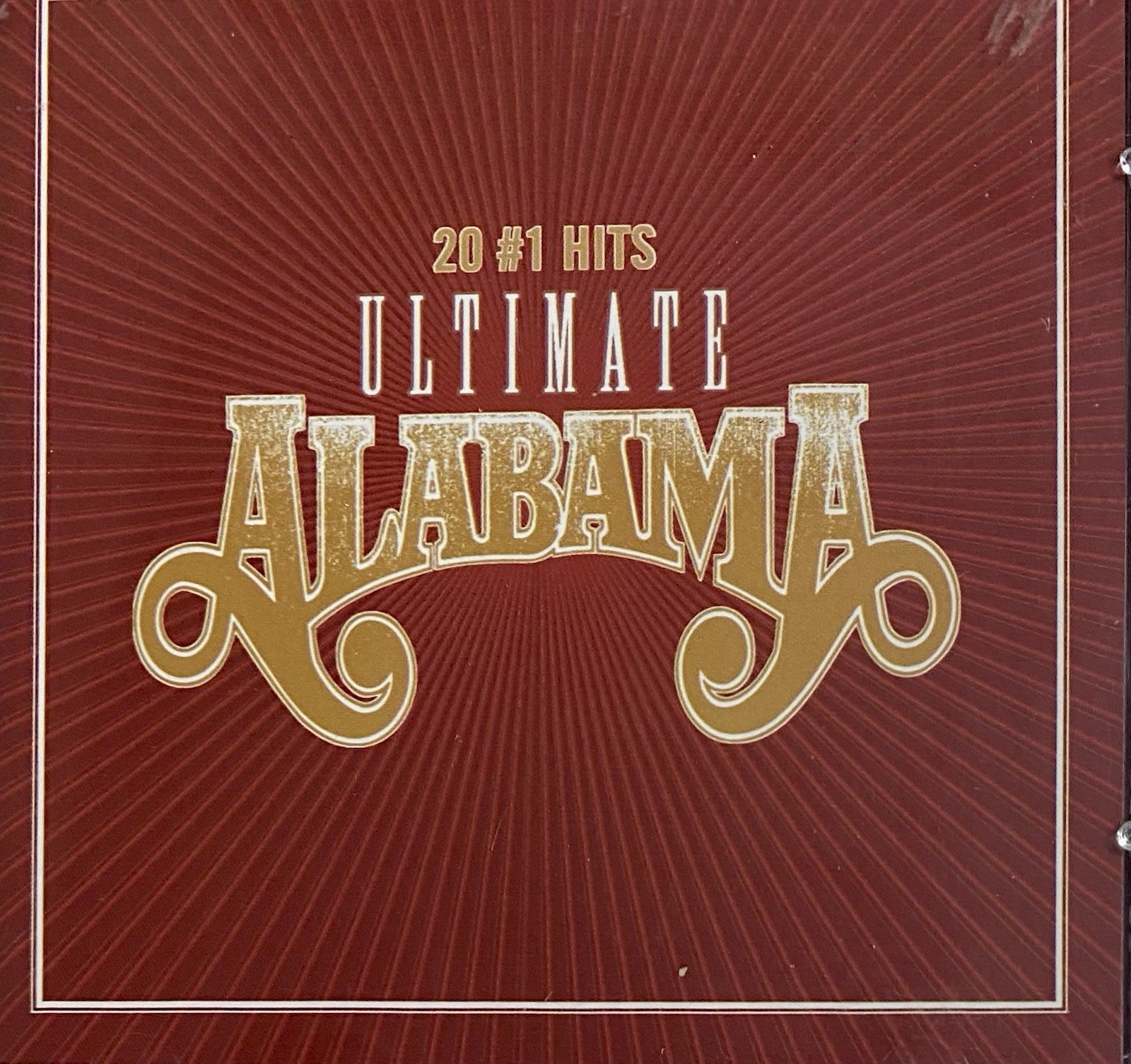ALABAMA Ultimate 20 #1 HITS Music CD LIKE NEW Free Shipping