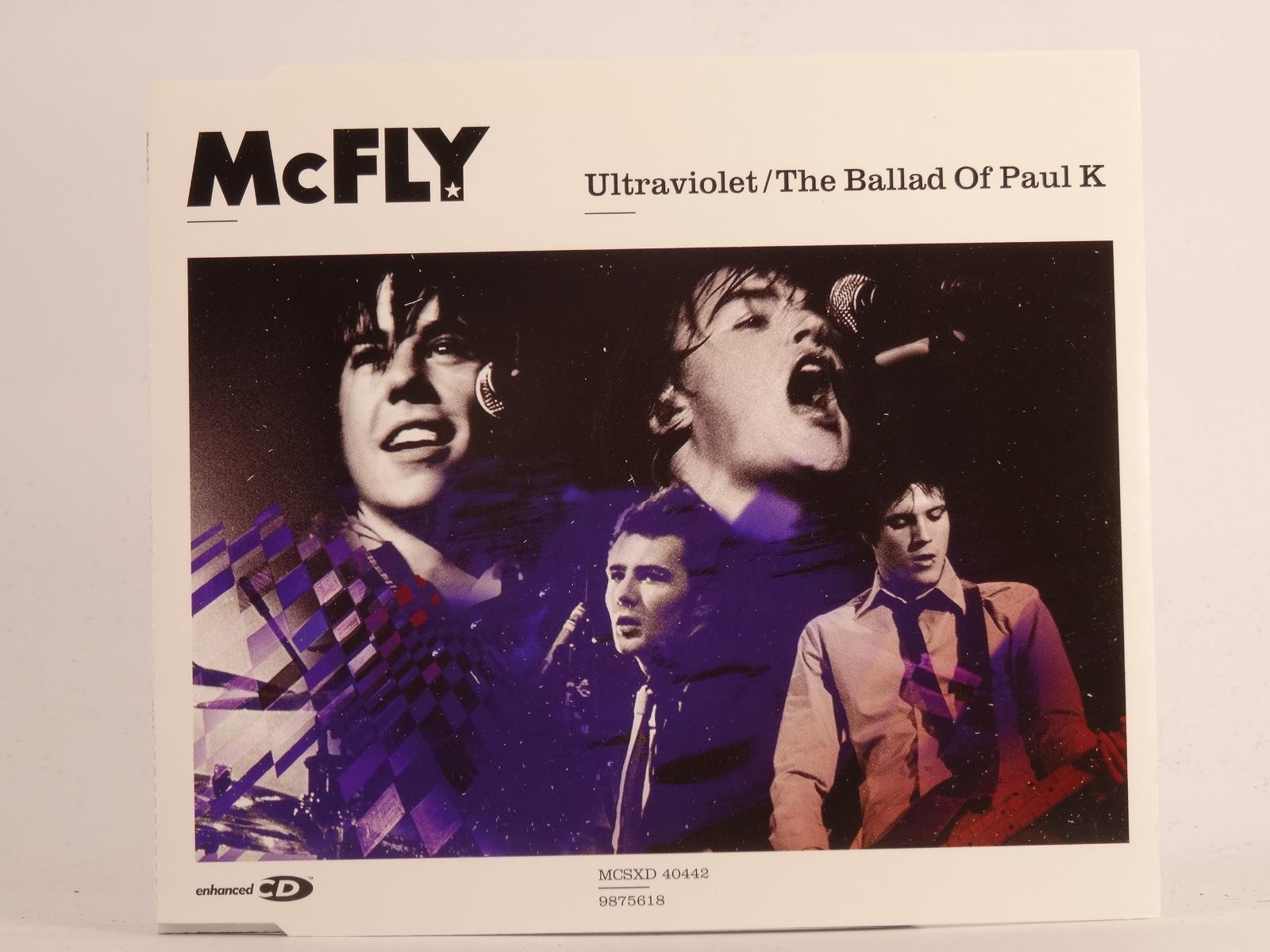 MCFLY ULTRAVIOLET (K15) 4 Track CD Single including Picture Sleeve UNIVERSAL