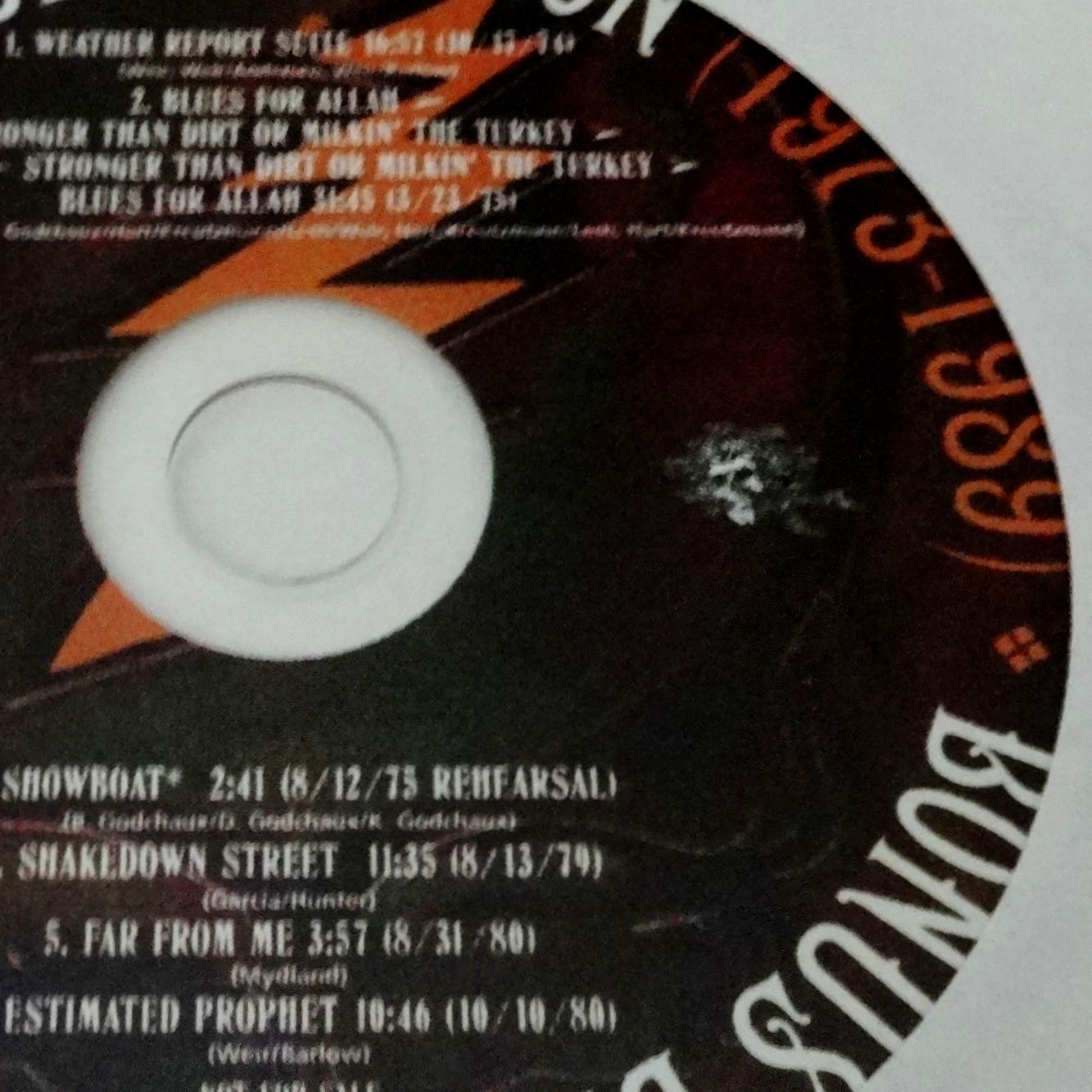 Grateful Dead Beyond Description 1973 – 1989 Bonus Disc CD from Box Set GDP 1-CD