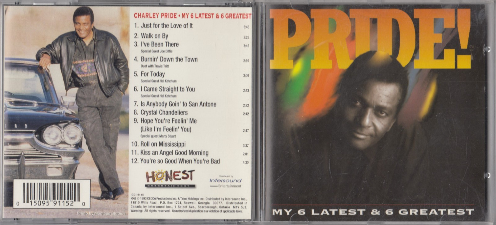 Charley Pride – My 6 Latest & 6 Greatest (CD, 1993)