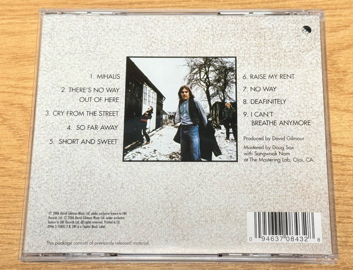 David Gilmour – David Gilmour (2006 EMI) MINT LIKE NEW Remastered CD