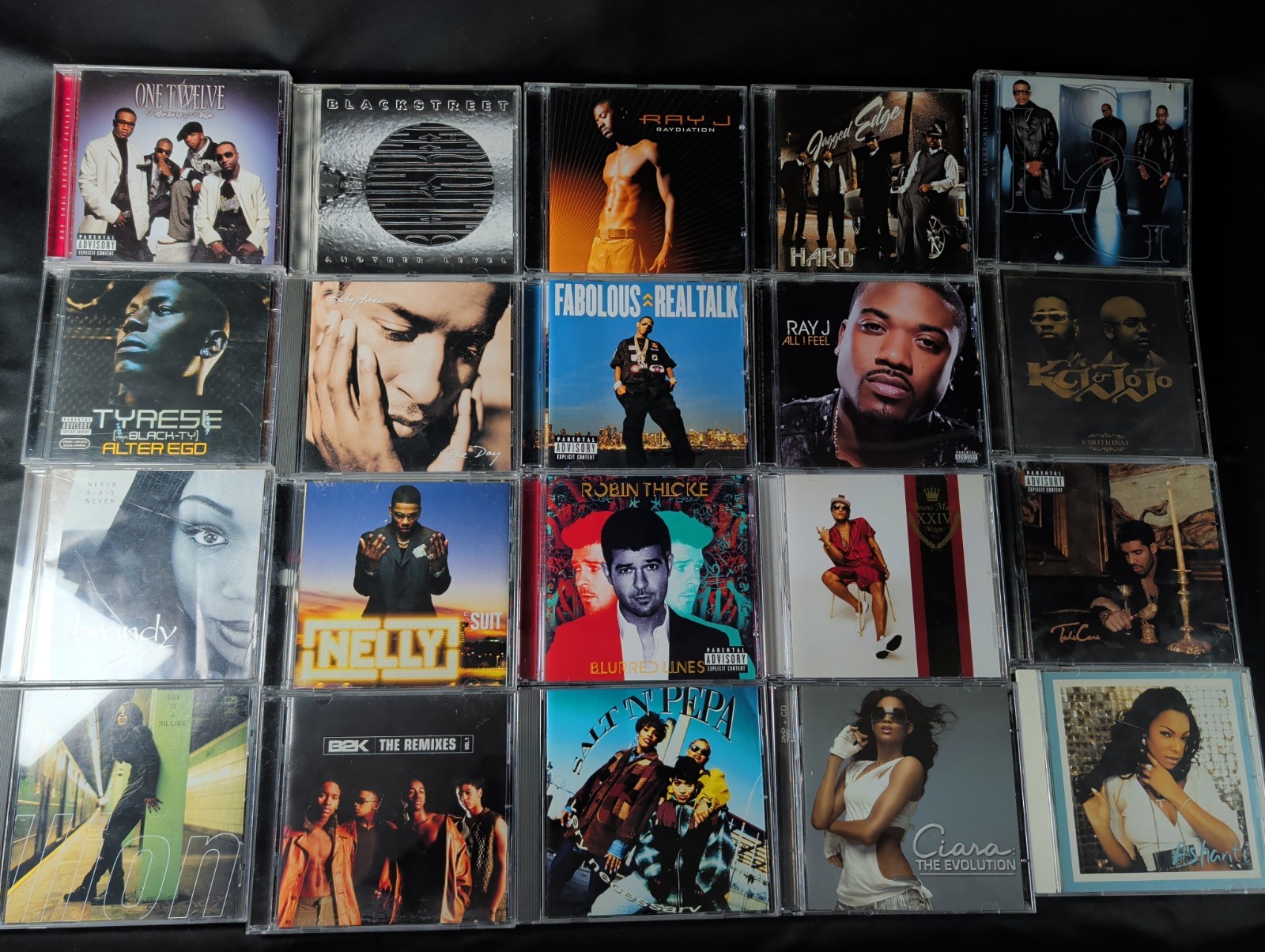 Music CD Lot Of 20 Rap Hip Hop – R&B – Pop – All Complete